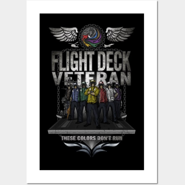 Flight Deck Veteran Wall Art by hobrath